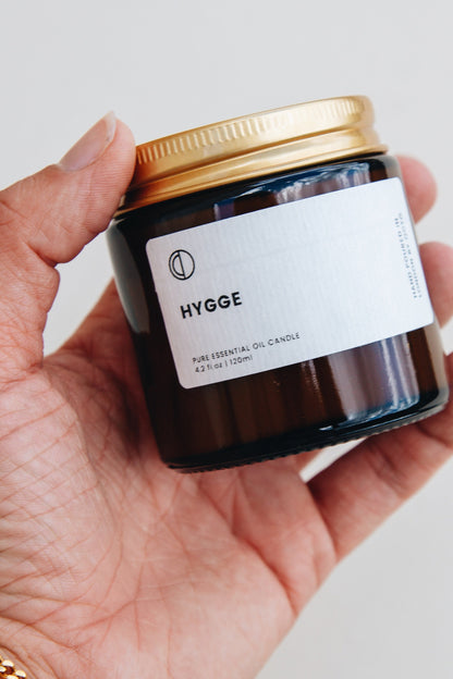 Hygge candle (Orange + Spices) | Amber Jar Candle