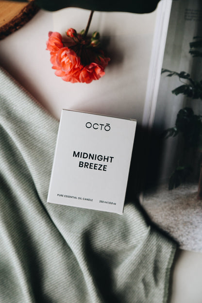 Midnight Breeze (Rose Geranium + Vetiver + Patchouli) | Amber Jar Candle
