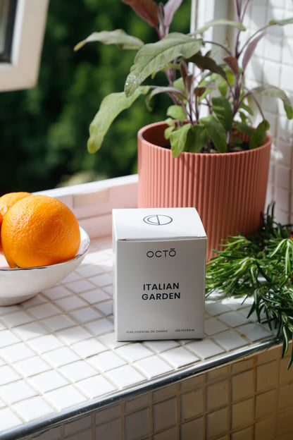 Italian Garden (Orange + Rosemary + Sage) | Amber Jar Candle