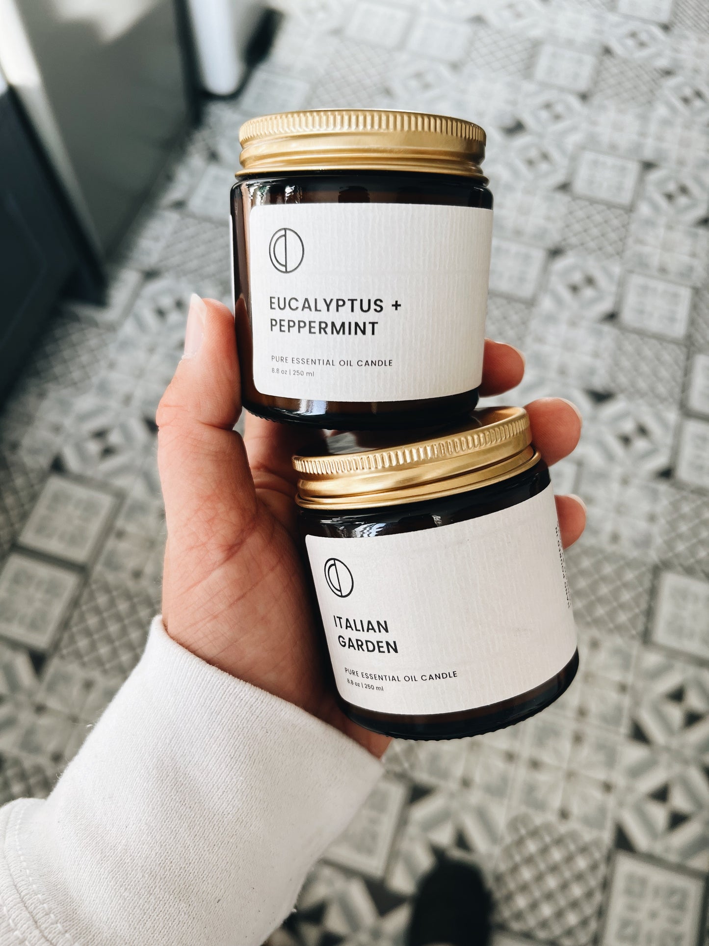 Italian Garden (Orange + Rosemary + Sage) | Amber Jar Candle