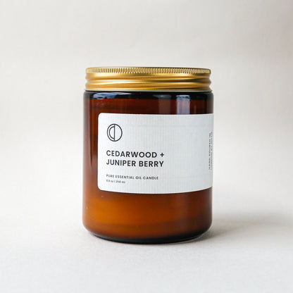 Cedar + Juniper | Amber Jar Candle