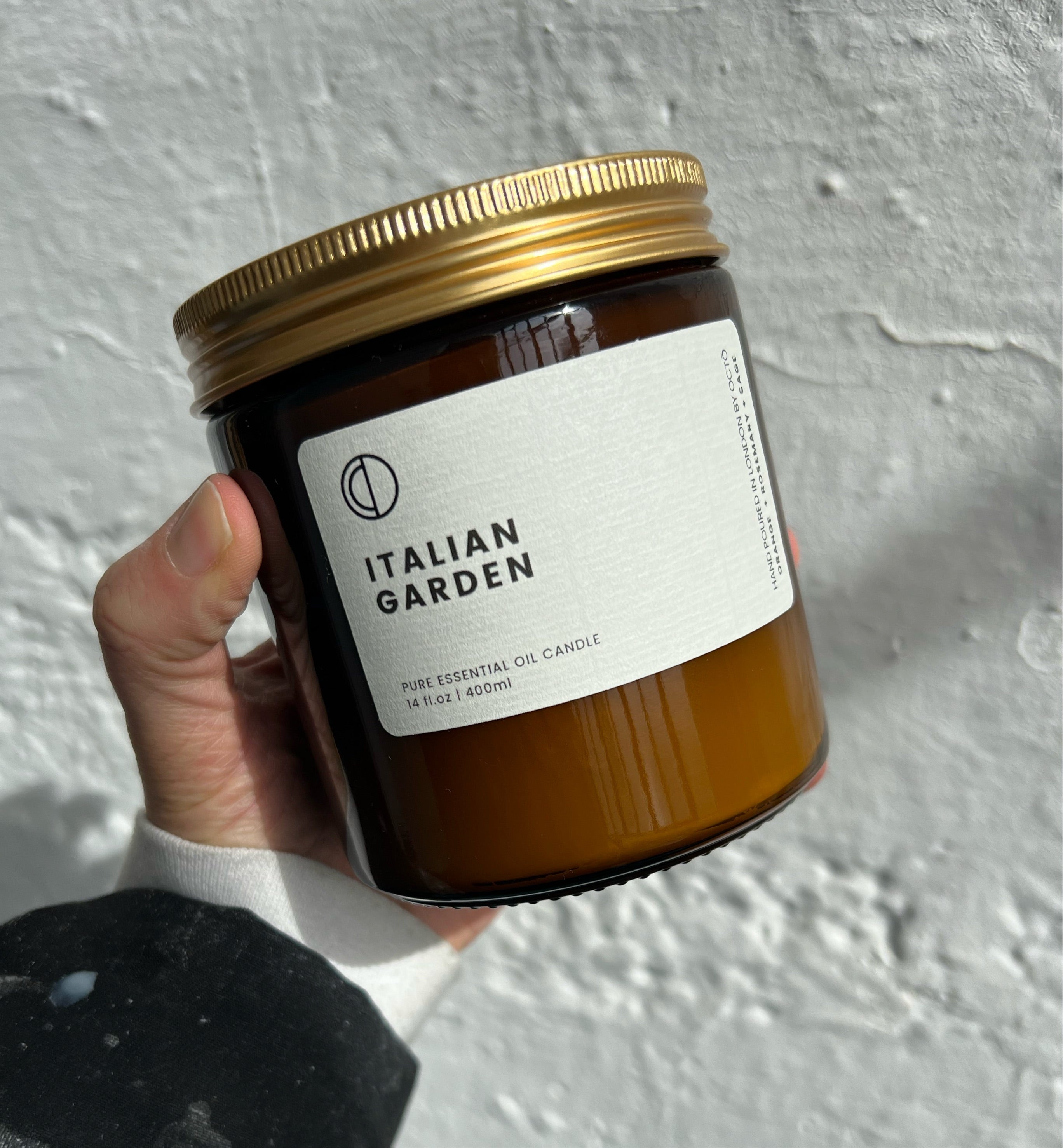 Italian Garden (Orange + Rosemary + Sage) | Amber Jar Candle