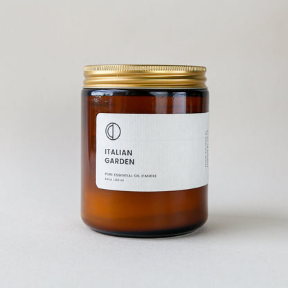 Italian Garden (Orange + Rosemary + Sage) | Amber Jar Candle