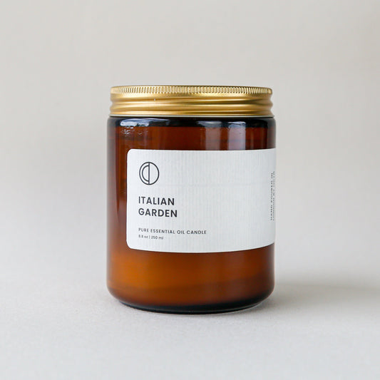 Italian Garden (Orange + Rosemary + Sage) | Amber Jar Candle
