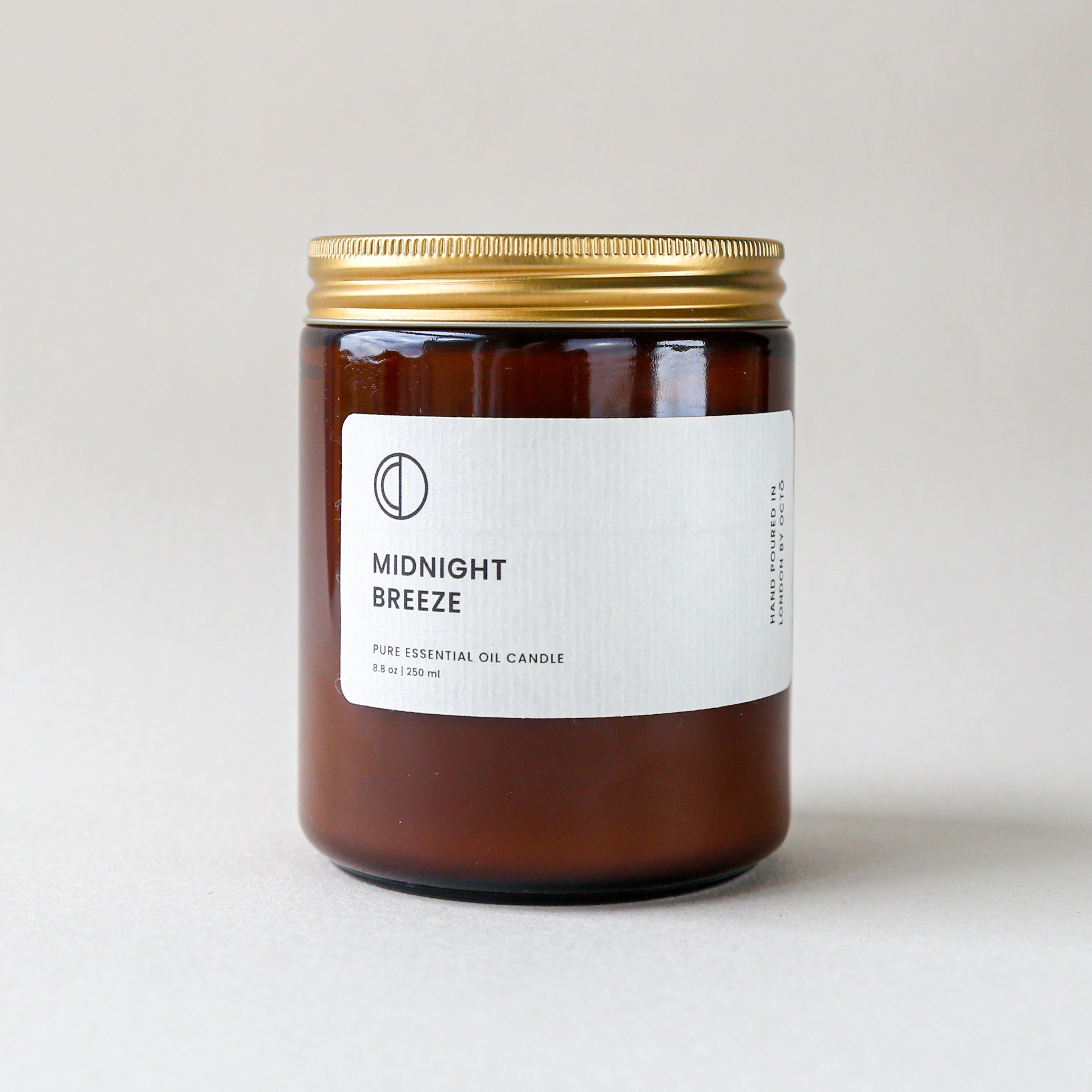 Midnight Breeze (Rose Geranium + Vetiver + Patchouli) | Amber Jar Candle