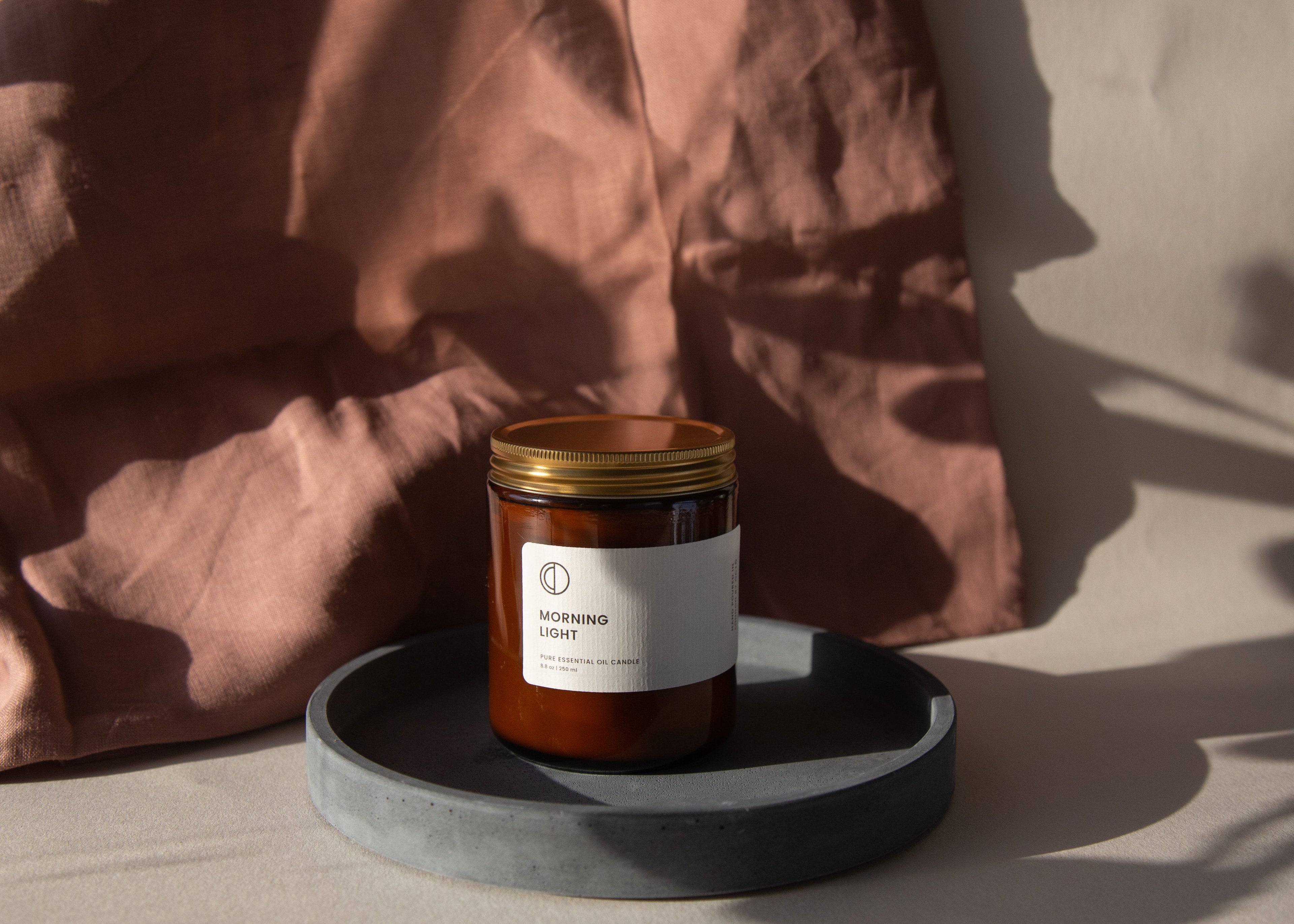 Morning Light (Neroli + Lime + Basil) | Amber Jar Candle