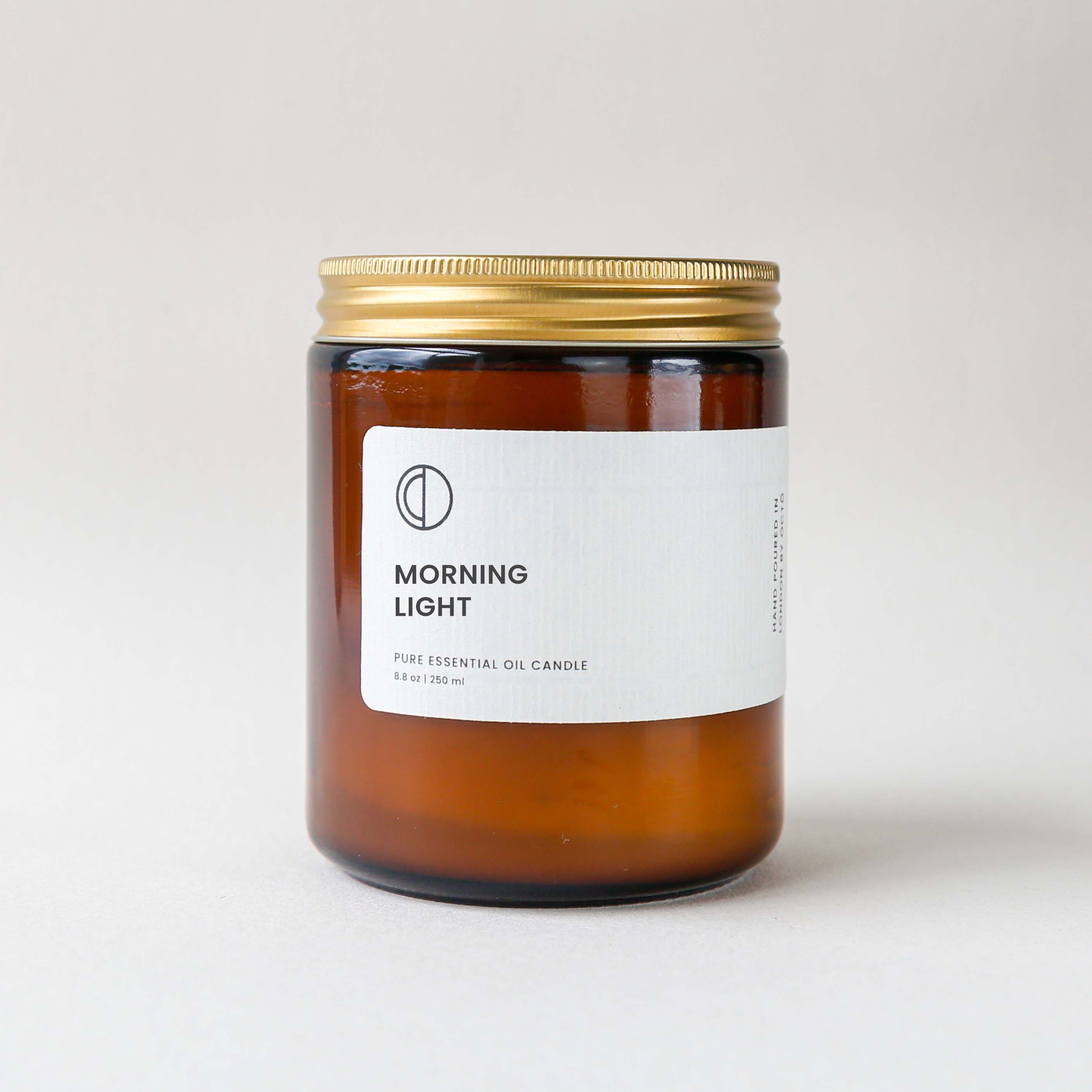 Morning Light (Neroli + Lime + Basil) | Amber Jar Candle