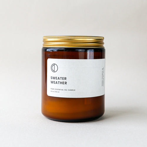 Sweater Weather (Pine + Spruce + Clove) | Amber Jar Candle